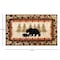 Flash Furniture 2' x 3' Brown Rustic Bear and Cub Olefin Area Rug KP-RGB3940-23-BN-GG - alternate 6